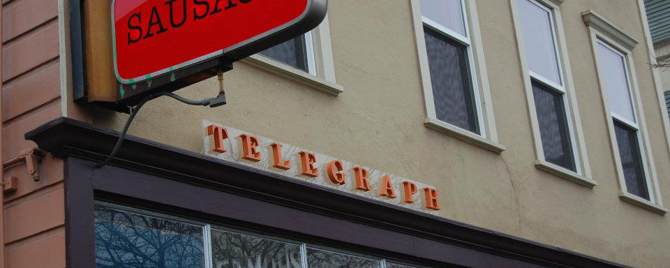 telegraph restaurant sign